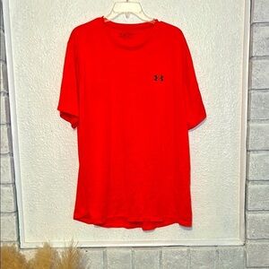 Under Armour bright yellow loose fitting sports T-shirt, size 2XL